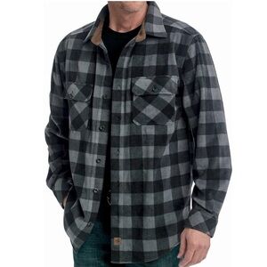 Legendary Whitetails mens Navigator Fleece Button Up Shirt size 2X